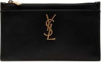 Saint Laurent Black Leather Pouch (Pre-Owned)