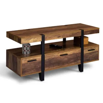 IDMarket Idmarket - Austria Porta Tv Con Gambe A Spillo In Legno Da 113 Cm Con Cassetti