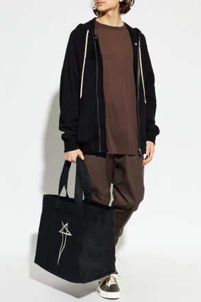 Rick Owens Transparent T-shirt, Mens, Brown