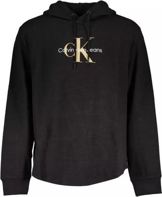 Calvin Klein Geborduurde Hoodie - Heren - Hoodies - Zwart - XL - Katoen - Hoodies & sweatvesten