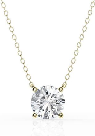 Grown Brilliance 2 Carat Round Lab Grown Solitaire Diamond Pendant Necklace