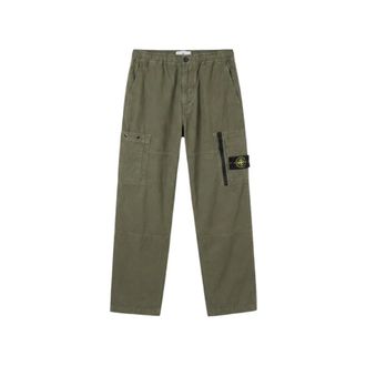 Stone Island Marina Pant - Heren - Broeken - Groen - Maat: W32 Katoen
