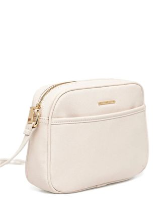 Geox Celestye zip-fastening cross body bag - women - Polyurethane/Polyester - One Size - Neutrals
