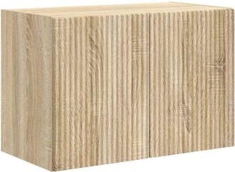 vidaXL Mueble De Tv Montado En La Pared Roble Sonoma 59,5 X 31 X 40 Cm Vidaxl