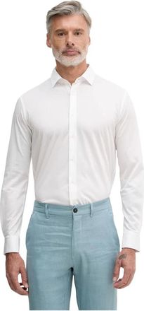 Trussardi Formele Overhemd - Heren - Zakelijke Overhemden - Wit - M - Katoen - Overhemden