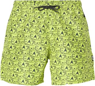 Emporio Armani Emporio Armani Ea7, Uomo, Costumi da bagno, Giallo, S, new