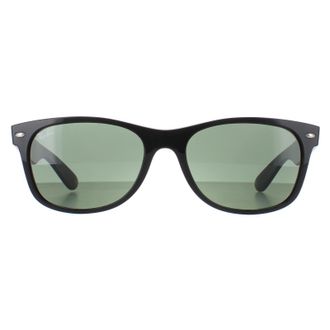 Ray-Ban Rectangle Black Green Sunglasses