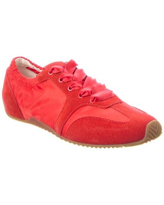 Rag & Bone Emilee Ballet Runner Satin & Suede Sneaker