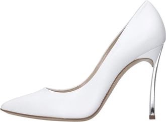 Casadei Blade Minorca Pump - Dames - Pumps - Wit - 39 EU - Leer - Schoenen