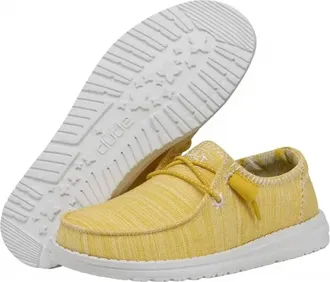 Hey Dude Womens Wendy Star Moccasin In Yellow