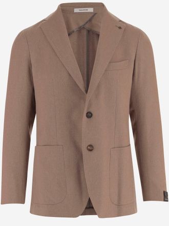 Tagliatore jas van camelstof