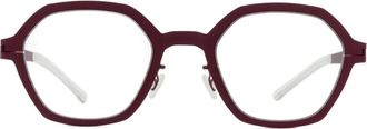 Mykita Occhiali geometrici Rosemary - Rosso