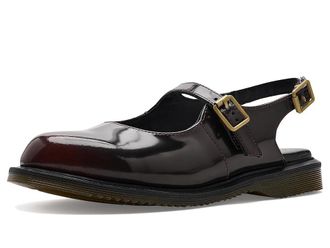 Dr. Martens Madaline Womens Flat Shoes Cherry Red : UK 8 (US Womens 10) M, Leather