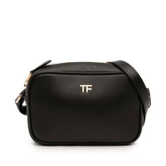 Tom Ford Pre-owned Cross Body Bags, female, Black, Size: ONE SIZE Pre-owned Leather Crossbody Bag