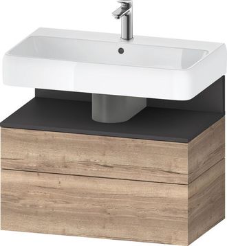Duravit Qatego Mueble Bajo Lavabo, 1 Extra&iacute;ble Y 1 Caj&oacute;n, - Duravit