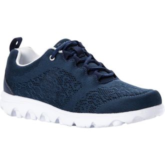 Prop&eacute;t TravelActiv Knit Lace-Up Sneaker in Navy at Nordstrom, Size 6.5