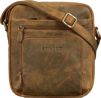 STILORD Corvin Shoulder Bag Mens Small Leather Mens Bag for Hanging Leather Crossbody Bag Mens Messenger Bag Mens Handbag Genuine Leather Crossover Bag for Le