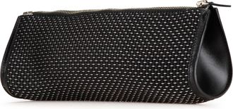 Herm&egrave;s Black Woven Shoulder Womens Bag (Pre-Owned)