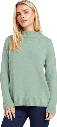 M&Co Petites Petite Turtle Neck Jumper - Womens Green