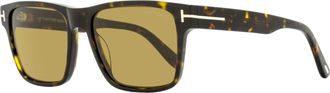 Tom Ford Mens Calder Sunglasses TF1205 52E Dark Havana 55mm
