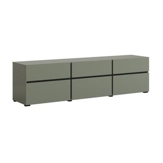 Petits Meubles Mueble tv 3 puertas 180 cm paneles laminados verde
