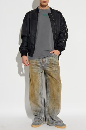 44 Label Group T-shirt With Logo, Mens, Grey