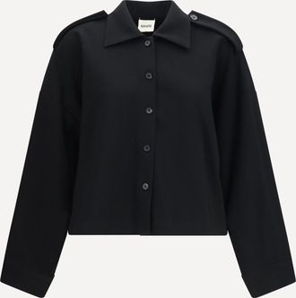 Khaite Camicia Bodine con maniche larghe Woman S