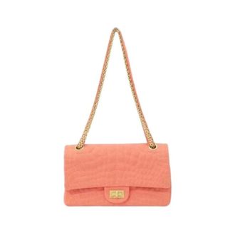 Chanel Pre-owned Canvas Shoulder Bag - Dames - Pre-owned - Roze - Maat: ONE Size