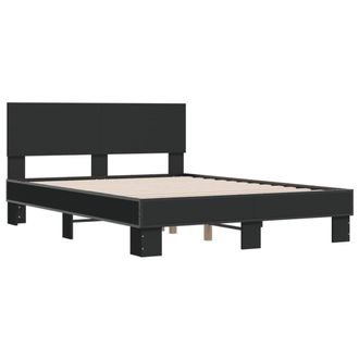 Berkfield Home Durable Bed Frame without Mattress Black 120x200 cm | Size: Small Double