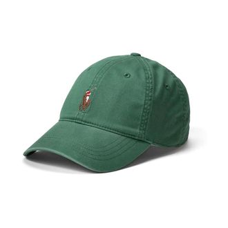 Polo Ralph Lauren Pony-geborduurde Baseballpet - Heren - Petten - Groen - ONE Size - Katoen - Accessoires