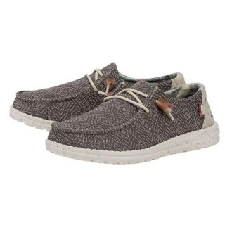 Hey Dude Womens Wendy Knit Ii Moccassin In Rock