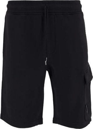 C.P. Company Lens Shorts - Heren - Korte Broeken - Blauw - S - Katoen - Korte Broeken