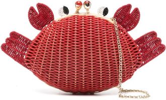 Serpui Ash Crab Chain Clutch Bag