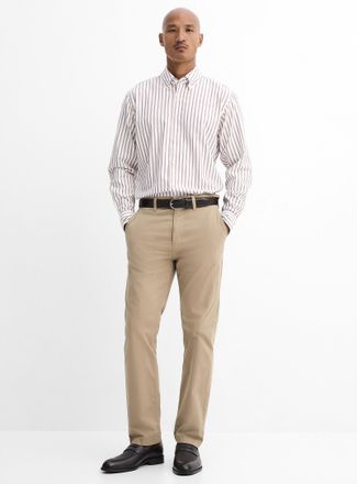 BOSS Mens Minimalist stretch chinos Straight fit