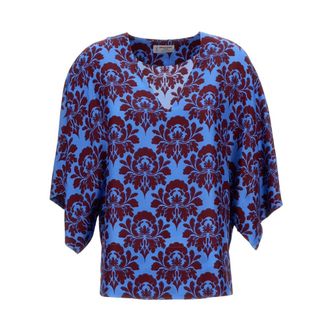 Alberto Biani Blouses, female, Multicolor, Size: XS Silk Blouse