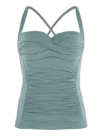 Protest Tankini-Top PROTEST TANKINI TOP MIXFEMME 23, Damen, Gr. XXL, Cup C, gr&uuml;n (gr&uuml;n baygr&uuml;n), Obermaterial: 55% Polyester PES. 40% Polyamid PA. 5% Elasthan