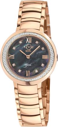 Gevril Group Amalfi Diamond Mother of Pearl Dial Ladies Watch 14103B
