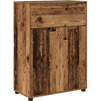 vidaXL Gabinete De Ba&ntilde;o Con Caj&oacute;n Madera Vieja 72,5 X 36,5 X 100 Cm Vidaxl