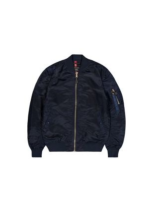 Alpha Industries Bomberjacke ALPHA INDUSTRIES MA-1 VF Light, Herren, Gr. XS, blau (rep blau, gold), Obermaterial: 100% Nylon, Futter: 100% Nylon, Jacken Bomberjacke