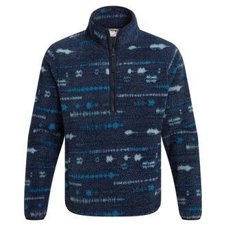 Craghoppers Heren National Trust Rawthey Half Zip Fleece Top (Blauwe Marine)