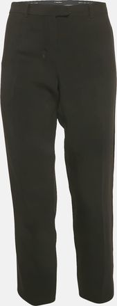 Max Mara Smax Mara Black Crepe Blend Formal Trousers