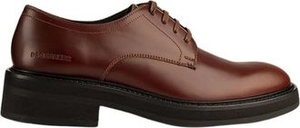 Dsquared2 Leren Camel Schoenen - Heren - Nette schoenen - Bruin - 41 EU - Leer - Schoenen
