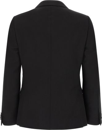 Ermenegildo Zegna Mens Black Wool Blazer Clothing