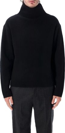 Berner K&uuml;hl High-Neck Ribbed Wool Sweater