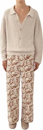 Commas Textured Knit Cardigan In Off White