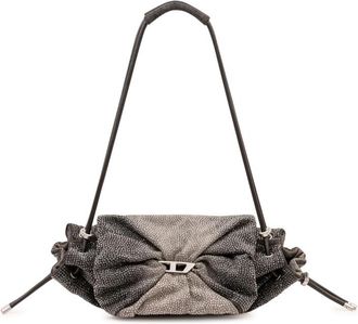 Diesel Grey Scrunch-D Large Shoulder Bag