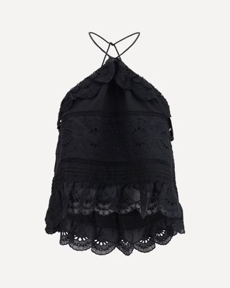 Isabel Marant Prisha Ruffle Top Female 36