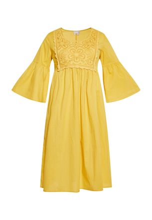 Usha Jurk Dames geel