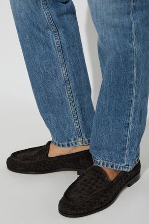 Bottega Veneta Silenzio Loafers, Womens, Brown