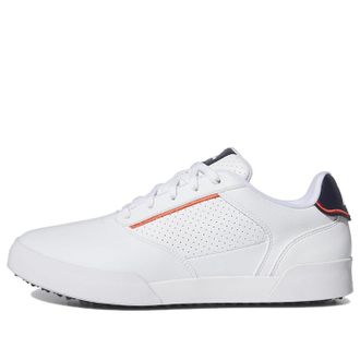 adidas Retrocross Spikeless Golf Shoes White Collegiate Navy IE2157